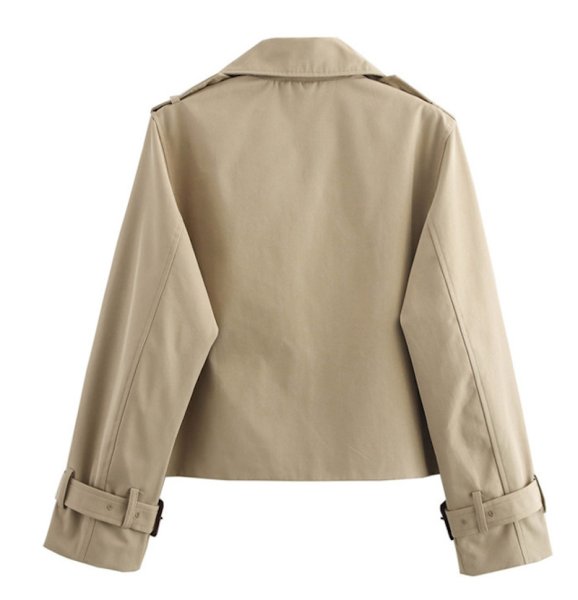画像5: Women's French Windbreaker Jacket Short Coat basic jacket 　フレンチウインドブレーカージャケットショートコート (5)