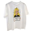 画像1: Alice pearl necklace and earrings T-shirt　不思議の国のアリスパールネックレス＆ピアス付きラウンドネック半袖Tシャツ (1)