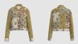 画像3: Women's French Retro Stitch Random Pattern Jacquard Jacket　フレンチ レトロステッチ ランダムパターン ジャカードジャケットジャケットショートコート (3)