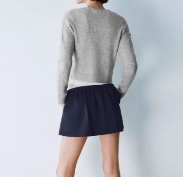 画像5: Ribbon embroidered knit cardigan　リボン刺繍カーディガンニット (5)