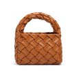 画像3: Leather Braided Small Tote Shoulder Crossbody  underarm bag　レザー編み込みスモールトートショルダークロスボディーアンダーアームバッグ (3)