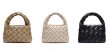 画像10: Leather Braided Small Tote Shoulder Crossbody  underarm bag　レザー編み込みスモールトートショルダークロスボディーアンダーアームバッグ (10)