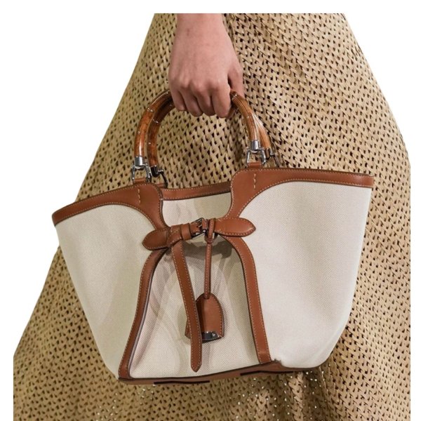 画像1: Retro fan-shaped large capacity tote shoulder bag　　レトロ扇型ラージキャパシティートートショルダーバッグ (1)