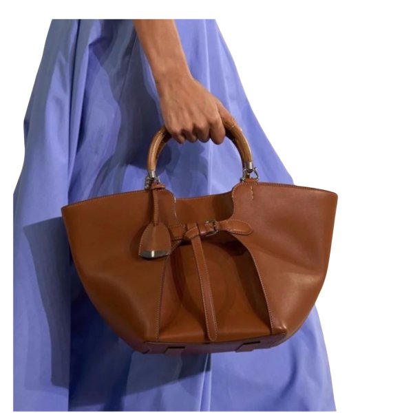 画像2: Retro fan-shaped large capacity tote shoulder bag　　レトロ扇型ラージキャパシティートートショルダーバッグ (2)