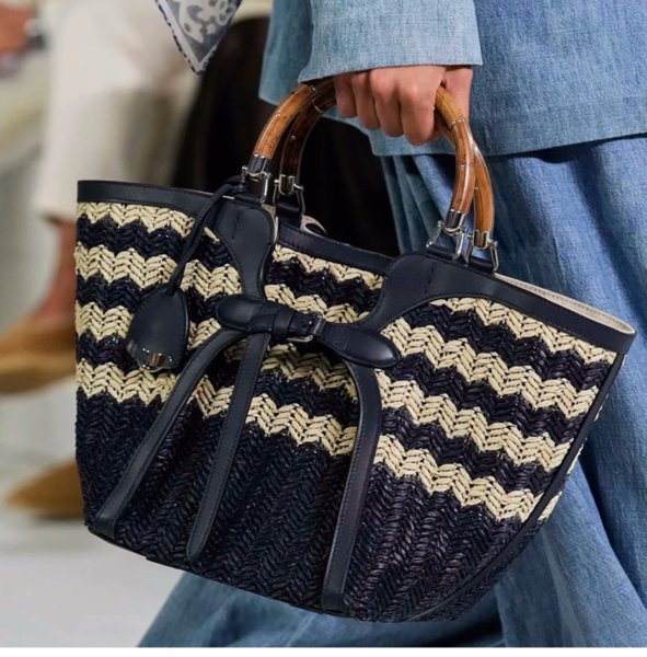 画像5: Retro fan-shaped large capacity tote shoulder bag　　レトロ扇型ラージキャパシティートートショルダーバッグ (5)