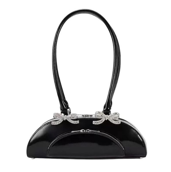 画像1: Bow Diamond Tote Shoulder Underarm Bag　ボウダイヤモンドトートショルダーアンダーアームバッグ (1)