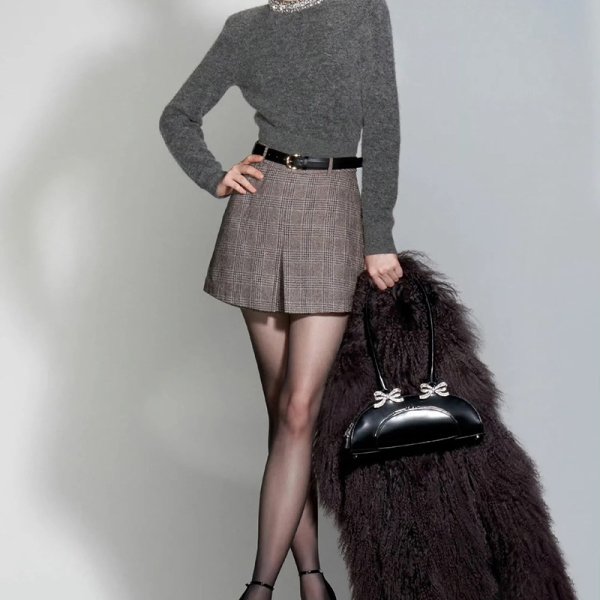 画像8: Bow Diamond Tote Shoulder Underarm Bag　ボウダイヤモンドトートショルダーアンダーアームバッグ (8)