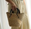 画像8: Scandinavian style handmade tote bag　北欧スタイルハンドメイドトート籠かごバッグ (8)