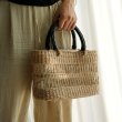 画像5: Scandinavian style handmade tote bag　北欧スタイルハンドメイドトート籠かごバッグ (5)