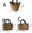 画像11: Scandinavian style handmade tote bag　北欧スタイルハンドメイドトート籠かごバッグ (11)