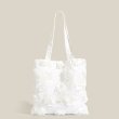 画像3: 3D Flower Camellia Tote Shoulder Canvas Bag　3Dカメリア付きトートショルダーキャンバスバッグ (3)