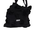 画像4: 3D Flower Camellia Tote Shoulder Canvas Bag　3Dカメリア付きトートショルダーキャンバスバッグ (4)