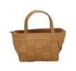 画像3: Leather braided tote shoulder crossbody bag　レザー編み込みトートショルダークロスボディーバッグ (3)