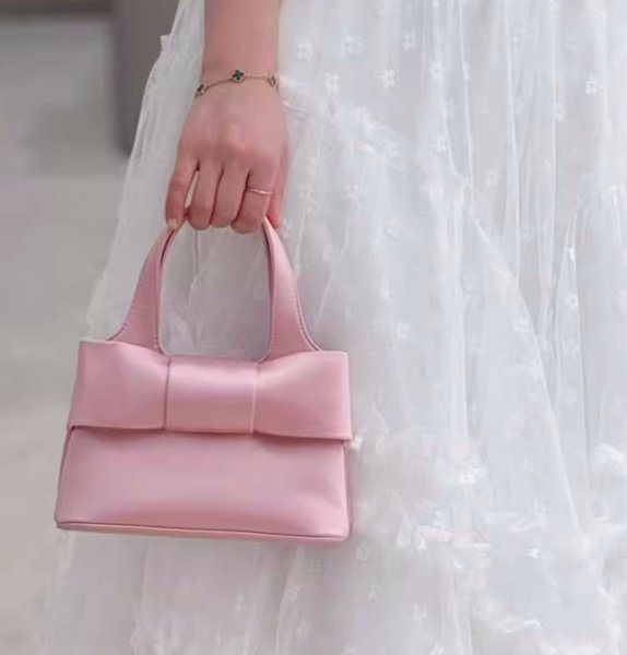 画像9: Ribbon lightweight tote shoulder small bag　リボンライトウェイトスモールトートショルダークロスボディーバッグ (9)