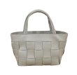 画像2: Leather braided tote shoulder crossbody bag　レザー編み込みトートショルダークロスボディーバッグ (2)