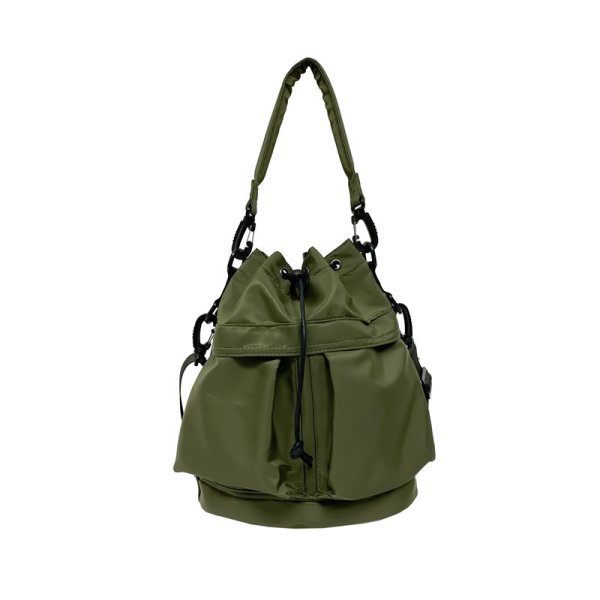 画像4: Portable Nylon Lightweight Tote Shoulder Crossbody Bag　ナイロン軽量トートショルダークロスボディーバッグ (4)