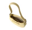 画像8: Leather shoulder tote underarm bag with half-moon bow ribbon　半月弓型リボン付きレザーショルダートートアンダーアームバッグ (8)