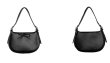 画像11: Leather shoulder tote underarm bag with half-moon bow ribbon　半月弓型リボン付きレザーショルダートートアンダーアームバッグ (11)
