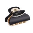 画像1: French hair clip with rhinestones　ラインストーン付きフレンチヘアアクセサリー クリップ (1)