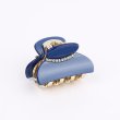 画像2: French hair clip with rhinestones　ラインストーン付きフレンチヘアアクセサリー クリップ (2)