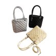 画像5: Quilted leather bucket shoulder tote crossbody bag with star charm　 キルティングレザースターチャーム付き バケットショルダートートクロスボディーバッグ (5)