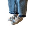 画像3: Ribbon thick sole platform espadrille half sandal slippers リボン厚底プラットフォームエスパドリーユハーフサンダルスリッパ (3)