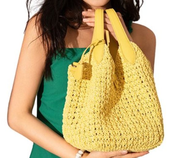 画像7: Waxed rope bucket tote shoulder bag　ワックスロープ編みバケットトートショルダー籠バッグ (7)