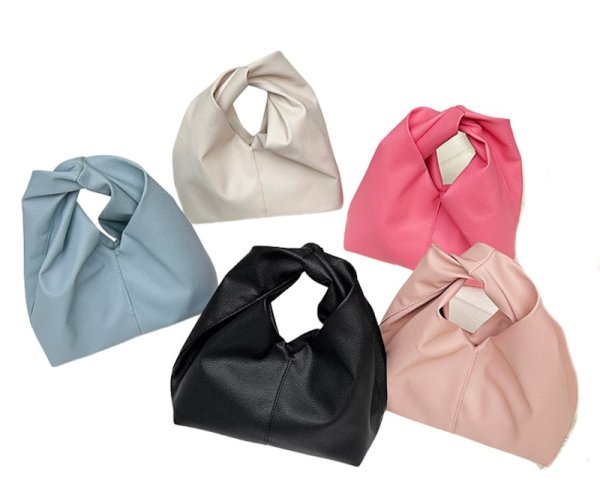 画像7: leather twisted one handle  tote bag　レザーツイストハンドルトートバッグ (7)