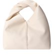 画像1: leather twisted one handle  tote bag　レザーツイストハンドルトートバッグ (1)