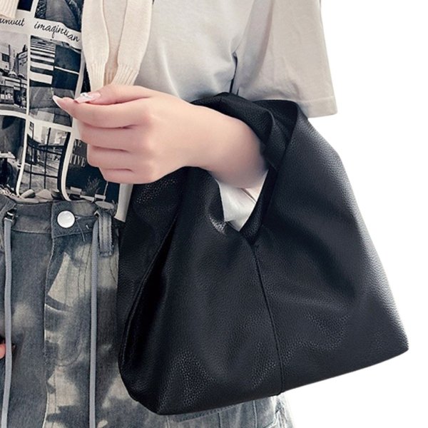 画像8: leather twisted one handle  tote bag　レザーツイストハンドルトートバッグ (8)