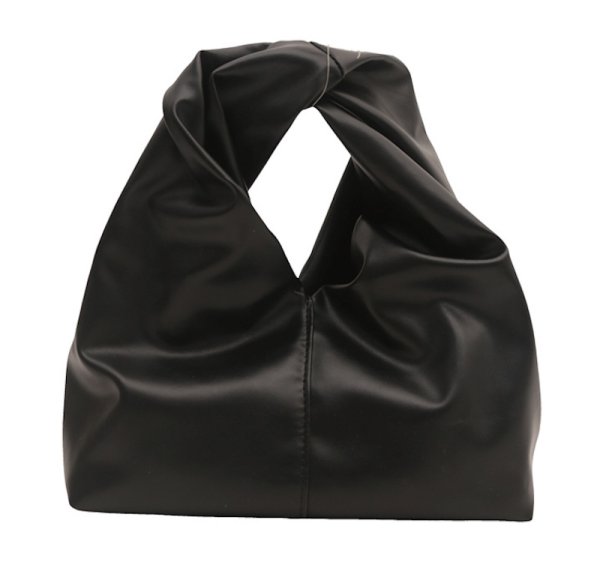 画像2: leather twisted one handle  tote bag　レザーツイストハンドルトートバッグ (2)