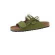 画像5: Pearl belt buckle leather platform sandals Slippers 　パールベルトバックルレザー厚底サンダルスリッパ (5)