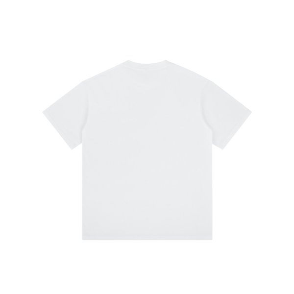 画像3: Colorful ribbon print T-shirt　ユニセックスカラフルリボンプリントラウンドネック半袖Tシャツ (3)