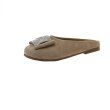 画像1: Rhinestone Square Toe Half Slippers Sandals　ラインストーンスクエアトゥハーフサンダルスリッパ (1)