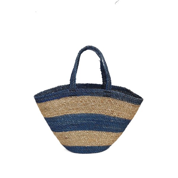 画像3: Raffia Woven Shopping Beach Tote Shoulder Basket Bag　　ラフィア編みショッピングビーチトートショルダー籠かごバッグ (3)