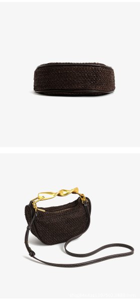 画像8: Metal handle tote shoulder  basket bag　メタルハンドルかご籠トートショルダーバッグ (8)