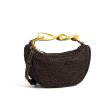 画像1: Metal handle tote shoulder  basket bag　メタルハンドルかご籠トートショルダーバッグ (1)