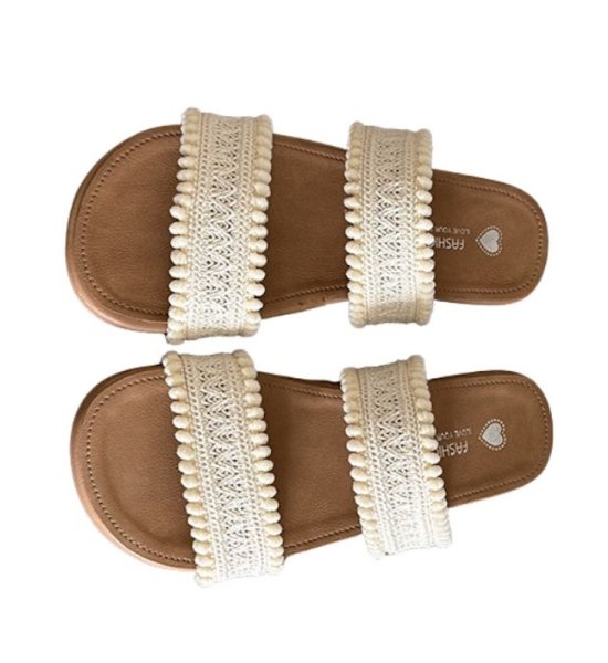 画像3: Women's Ethnic style flat sandals 　ユニセックスエスニックサンダルスリッパ (3)