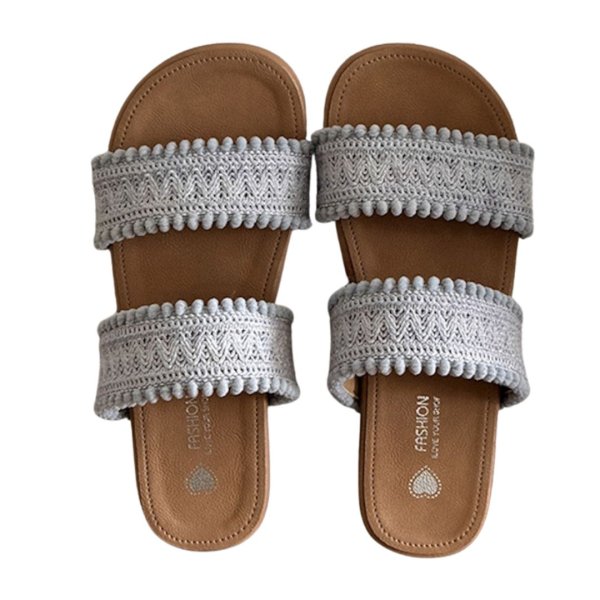 画像7: Women's Ethnic style flat sandals 　ユニセックスエスニックサンダルスリッパ (7)