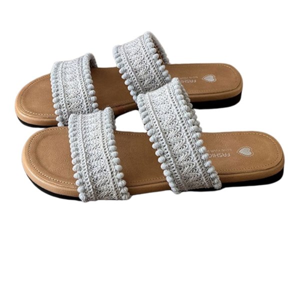 画像5: Women's Ethnic style flat sandals 　ユニセックスエスニックサンダルスリッパ (5)