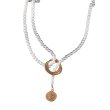 画像2: Pearl & Coin Retro Clavicle Necklace　 パール＆コインレトロクラヴィクルネックレス (2)