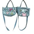 画像1: gentlewoman graphic doodle prints mini tote shoulder crossbody bag　グラフィック落書きミニトートショルダークロスボディーエコバッグ (1)