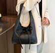 画像5: Heart Point Leather Tote Shoulder Underarm Bag  ハートポイントレザートートショルダーアンダーバッグ (5)