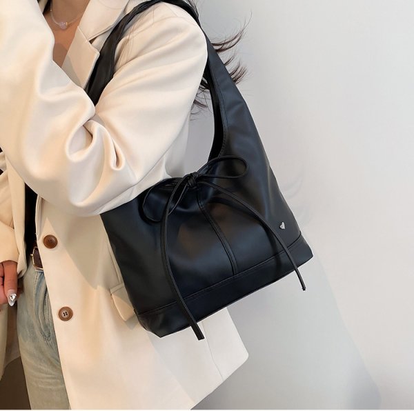 画像6: Heart Point Leather Tote Shoulder Underarm Bag  ハートポイントレザートートショルダーアンダーバッグ (6)
