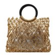 画像1: Woven Polyester Tote Bag  ポリエステル編トートバッグ (1)