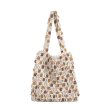 画像1: Handmade Mesh Beaded Bag Tote shoulder Bag  ハンドメイド網編みビーズ付きトートショルダーバッグ (1)