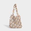 画像2: Handmade Mesh Beaded Bag Tote shoulder Bag  ハンドメイド網編みビーズ付きトートショルダーバッグ (2)