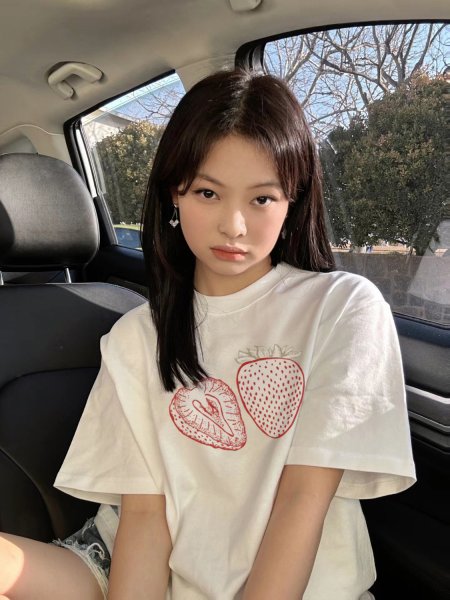 画像8: Strawberry Print T-shirt　苺ストロベリープリントラウンドネック半袖Tシャツプラスサイズあり (8)