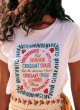画像1: Color letter logo Print T-shirt　カラフルレタープリントラウンドネック半袖Tシャツ (1)