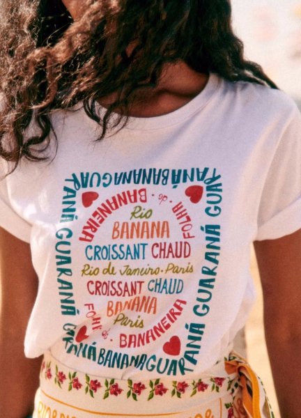 画像4: Color letter logo Print T-shirt　カラフルレタープリントラウンドネック半袖Tシャツ (4)